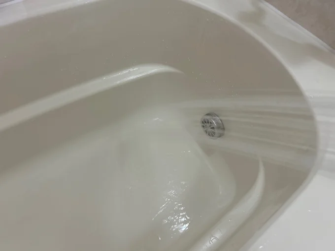 擦った後はシャワーで流せば、つるん