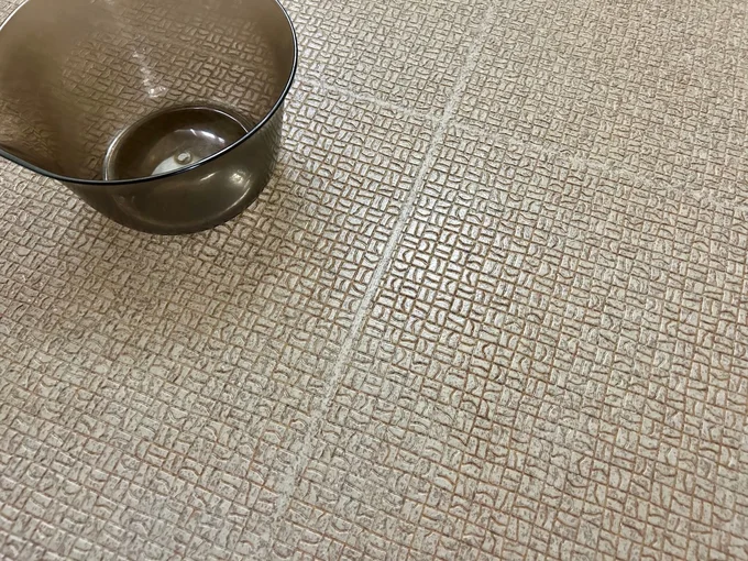 水垢がたまりやすい床…
