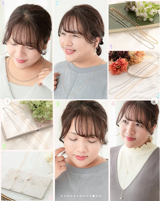 大人っぽいアイテムがアクセントに