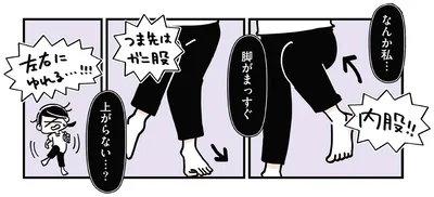 脚がまっすぐ上がらない…？