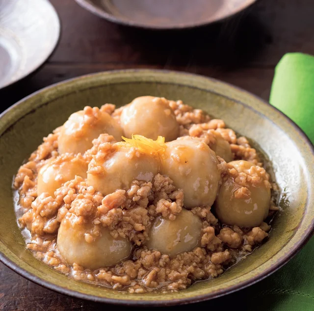 みそが味の決め手！「里いものそぼろ煮」【笠原将弘さんの秋野菜レシピ】