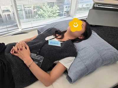 肩ごと包んでくれます