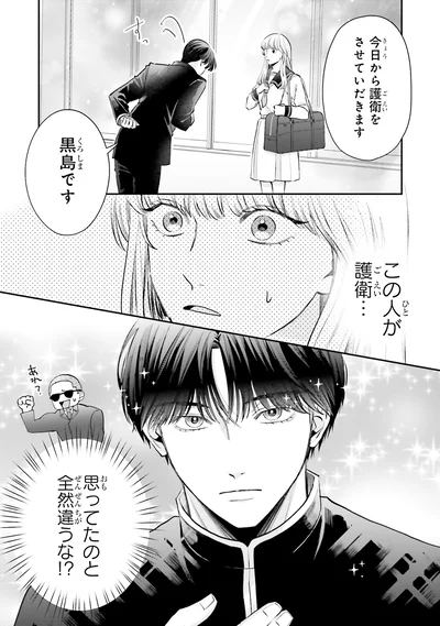 この人が護衛…