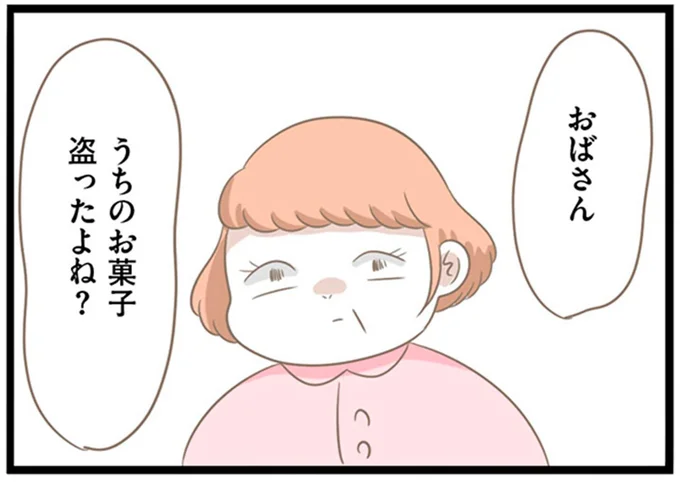 うちのお菓子盗ったよね？