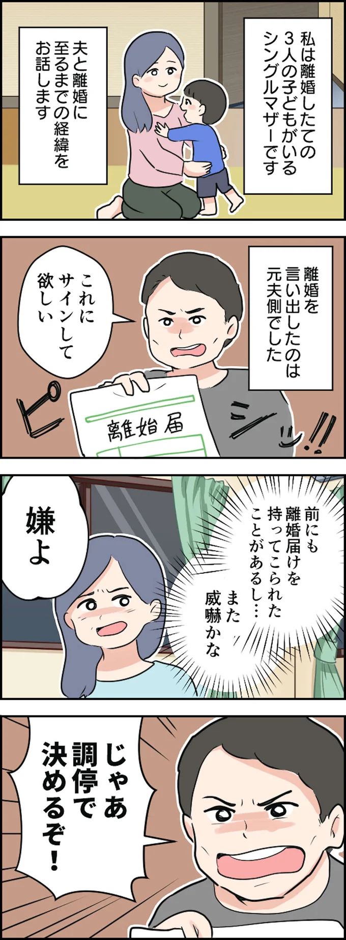 離婚を言い出したのは夫で…