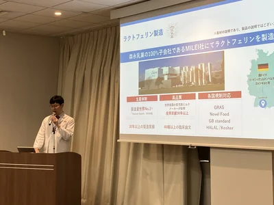 森永乳業 研究本部 食品機能研究所 機能素材研究室の織田浩嗣氏