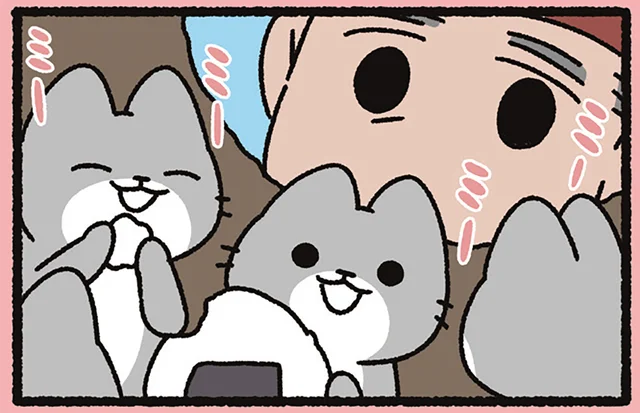 【おむすびころりんなねこ】おむすびが転がった先、穴の中からかわいい声がして？／よっ！ねこむかしばなし（1）