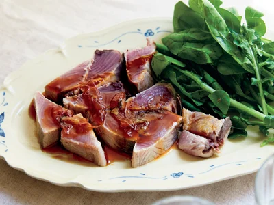 かつおのレアステーキ