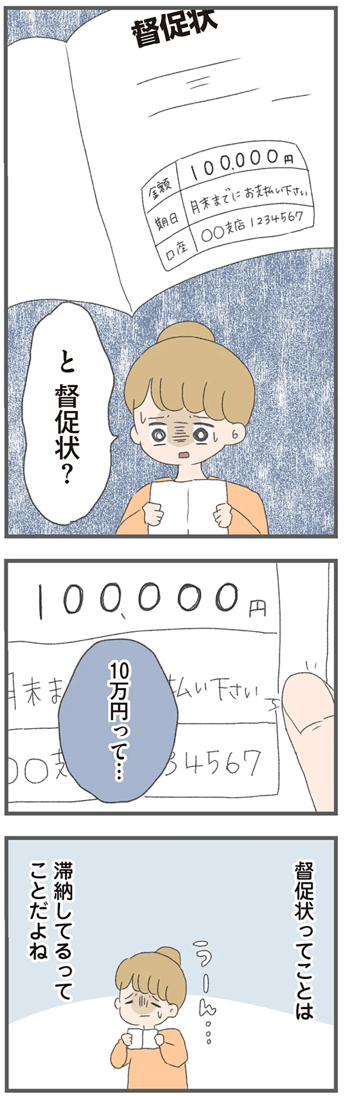 督促状ってことは