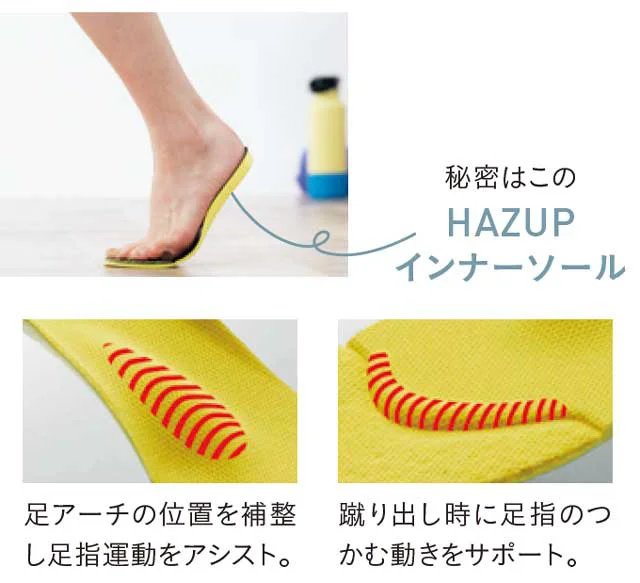 歩けば自然に"足指グーパー"