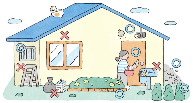 あなたの住まいをチェックしてみて！泥棒に「狙われやすい家」と「狙われにくい家」