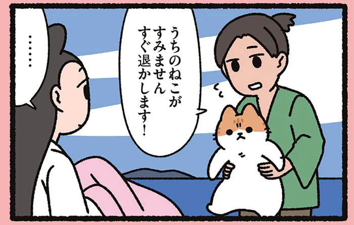 【天の羽衣とねこ】天女の羽衣にねこが！ 困り果てていたところにやってきた青年／よっ！ねこむかしばなし（5）