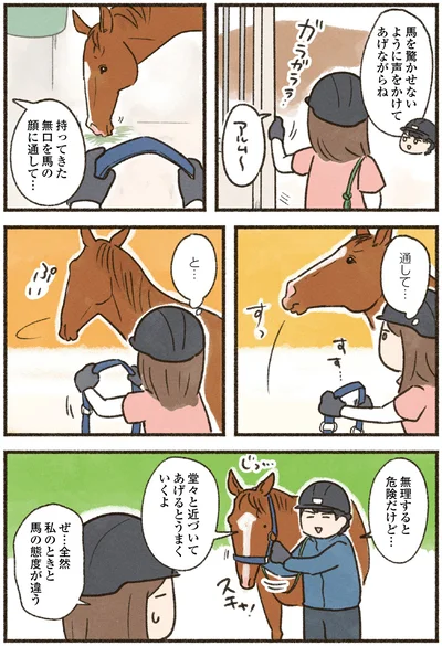 『馬に乗らずにいられない！　続かない私、乗馬が趣味になりました』より