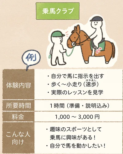 乗馬クラブ