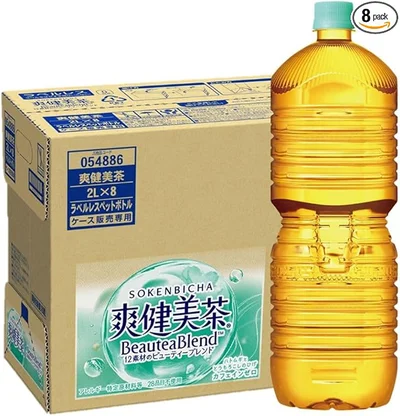 爽健美茶ラベルレス2LPET×8本
