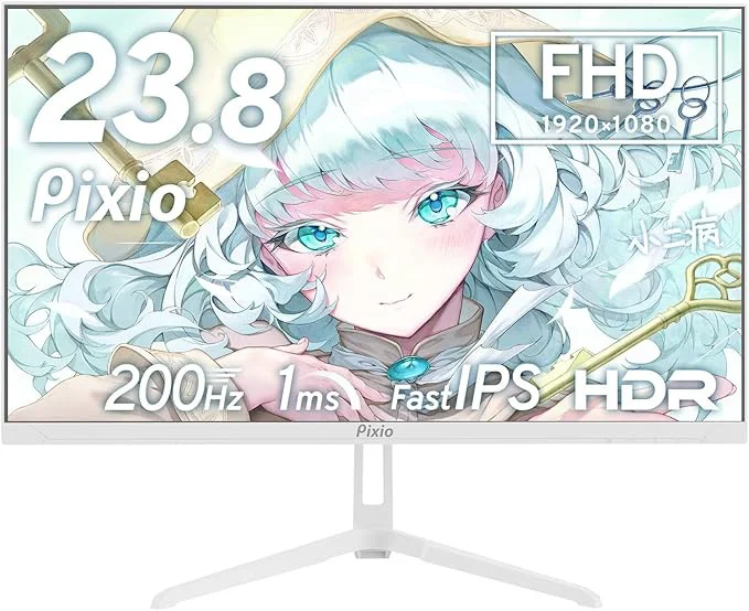 Pixio PX248 Wave White ゲーミングモニター