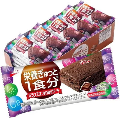 江崎グリコ バランスオンminiケーキ チョコブラウニー 20個
