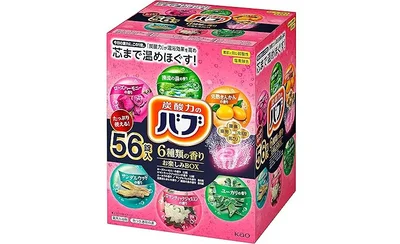 バブ 【大容量】6種類の香りセレクトBOX 薬用 56錠