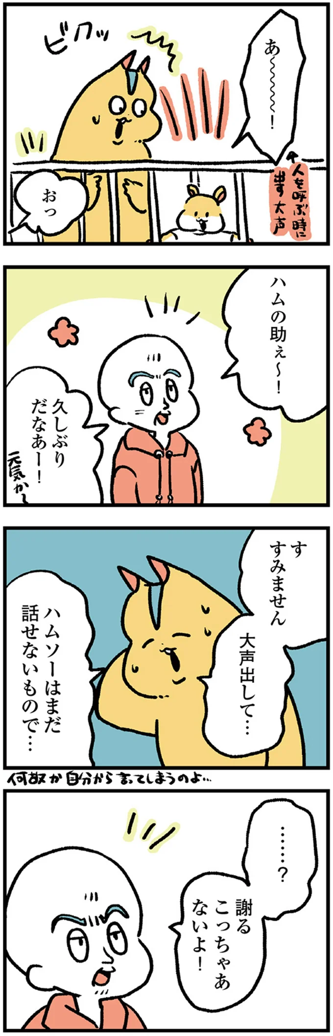 謝るこっちゃあないよ！