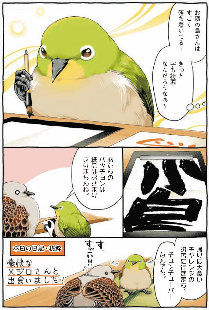 『キジバトくん日記』より