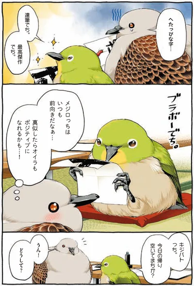 『キジバトくん日記』より