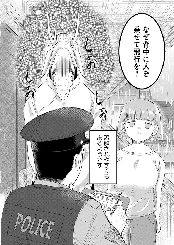 なぜ背中に人を乗せて飛行を？