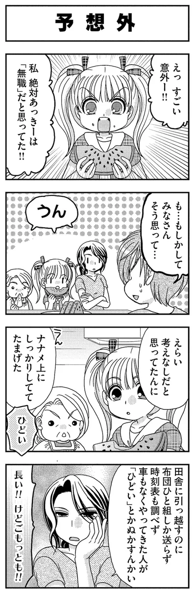 予想外
