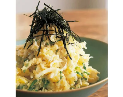 しらすの程よい塩けでお箸が進む！ 「しらすの和風ポテサラ」