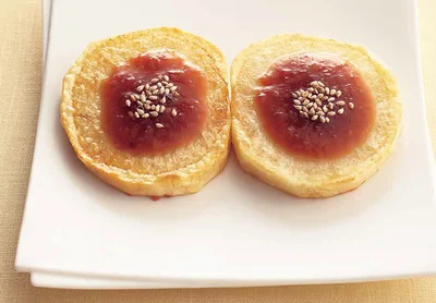 ほくほくのいもに甘辛みそだれが合う