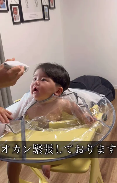 3兄弟の末っ子くん、初坊主へ！▶オカン、緊張しております…（⇒次へ）