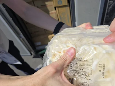 うどんはカッチカチ