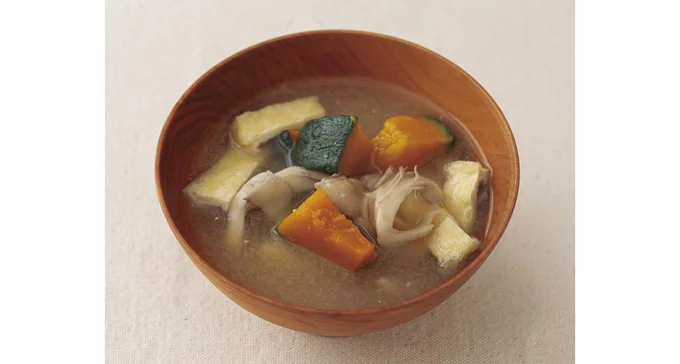 かぼちゃ✕舞茸✕油揚げ