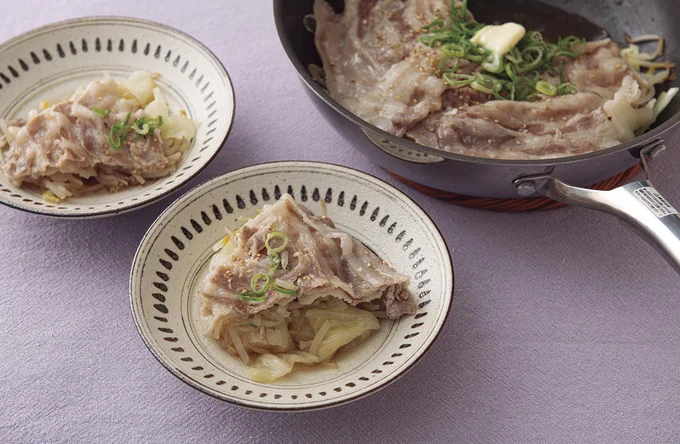 もつ鍋風重ね蒸し