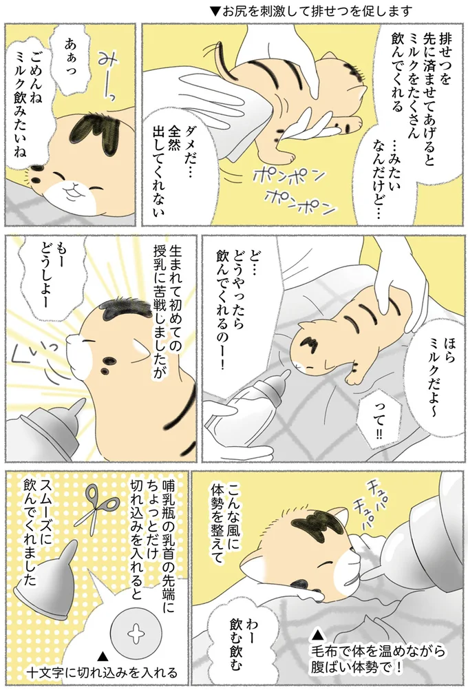 ミルク飲みたいね