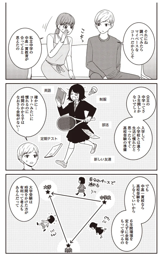 (塾選びと学習法)コトハの家族の場合