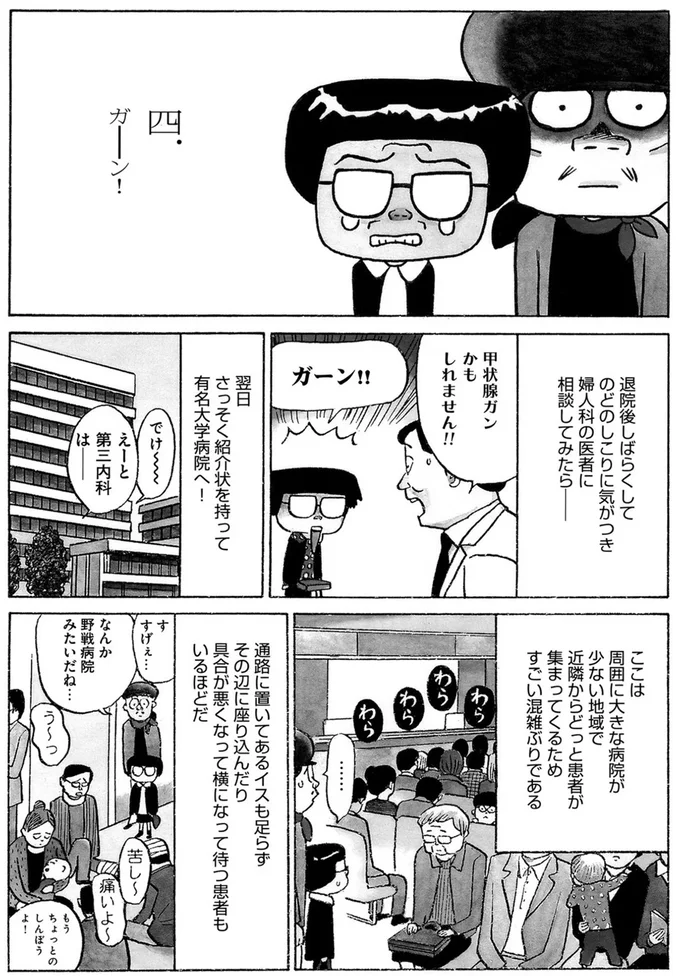 甲状腺ガンかもしれません！！