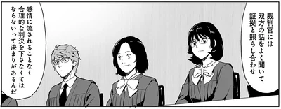 感情に流されることなく合理的な判決を下さなくてはならないって決まりがあるんだ