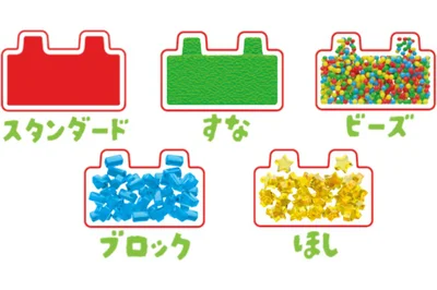 5種類の素材を内包