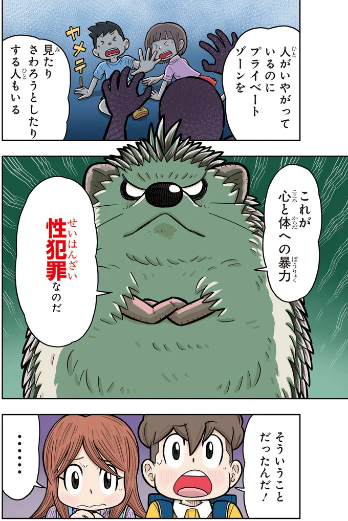 心と体への暴力 性犯罪