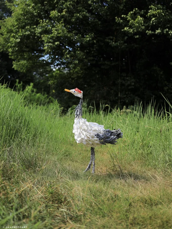 タンチョウヅル！▶お盆のあのアイテムも（⇒次へ）