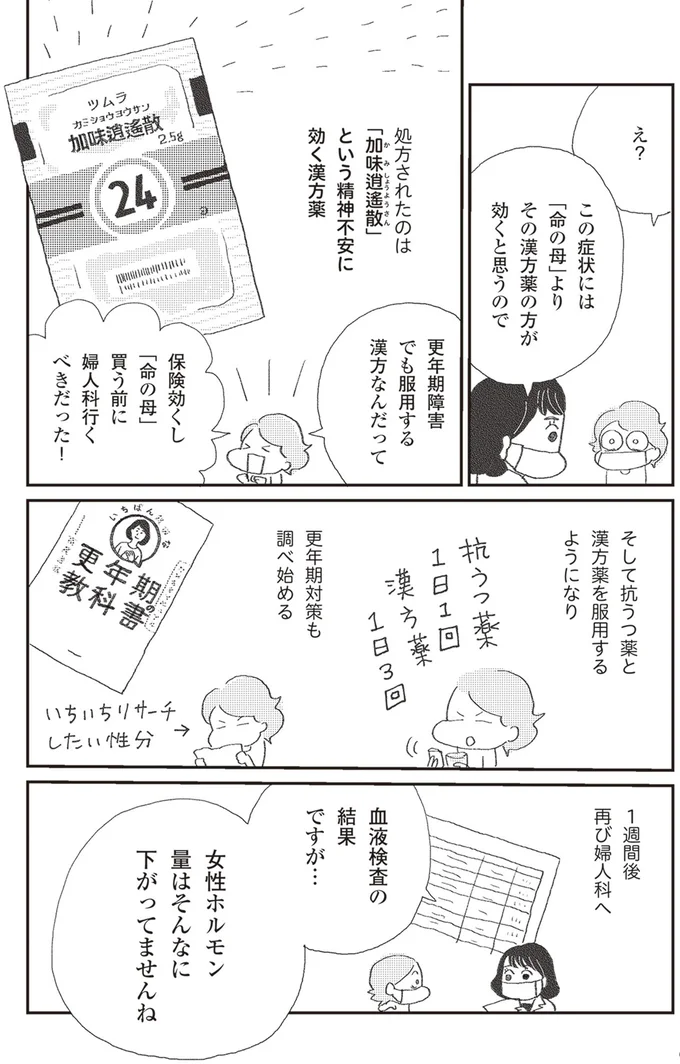 女性ホルモン量はそんなに下がってませんね