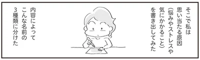 ストレスを書き出してみると…