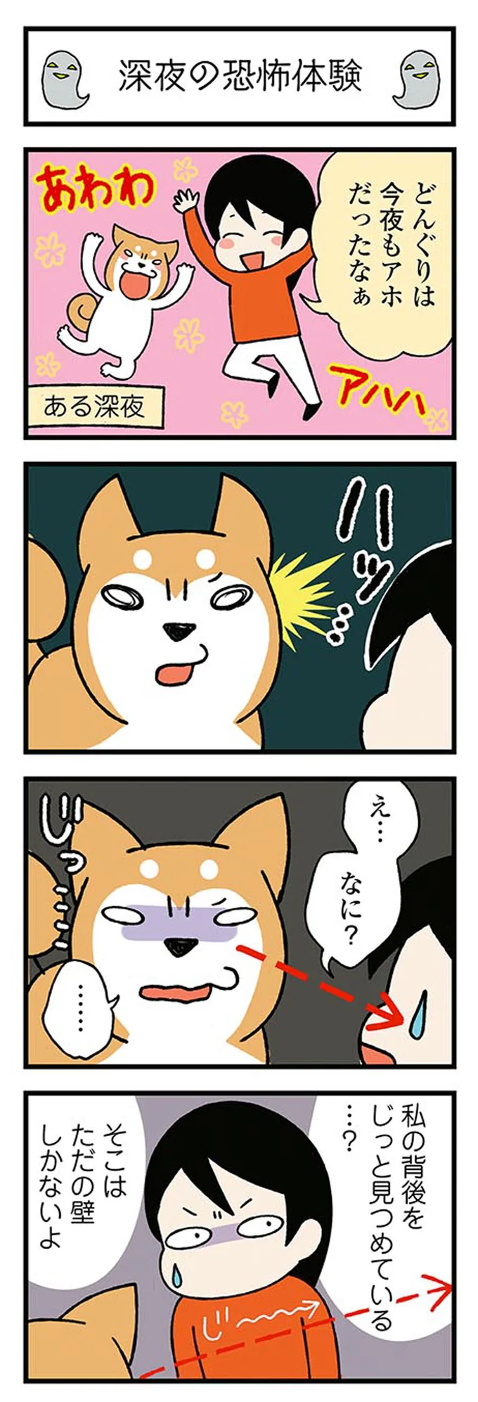 『ドヤ顔柴犬どんぐり』より