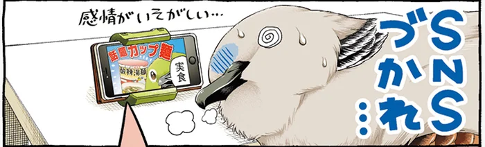 嬉しかったり、落ち込んだり。感情に振り回されてSNS疲れ／キジバトくん日記2（5）