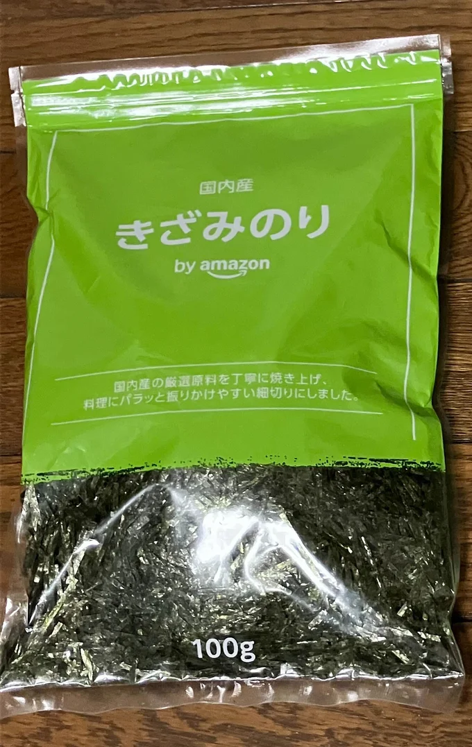「香りが高くとてもおいしい!」by Amazon きざみのり 100g 国産