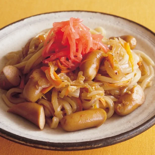 「ソース焼きうどん」 レタスクラブニュースより