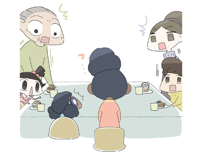 ケーキを食べて笑顔が戻ったママ友。ひと安心と思ったら様子が変!?/ハルとゲン(59)