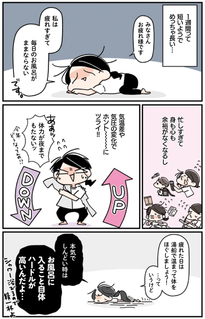 体力が夜までもたないッ