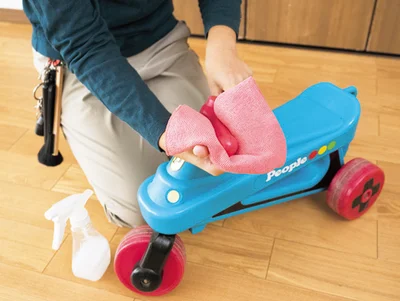 【写真を見る】子どものおもちゃ拭きにもおすすめ