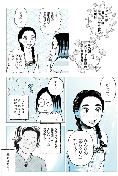 王様の誕生日が父の日なの!?